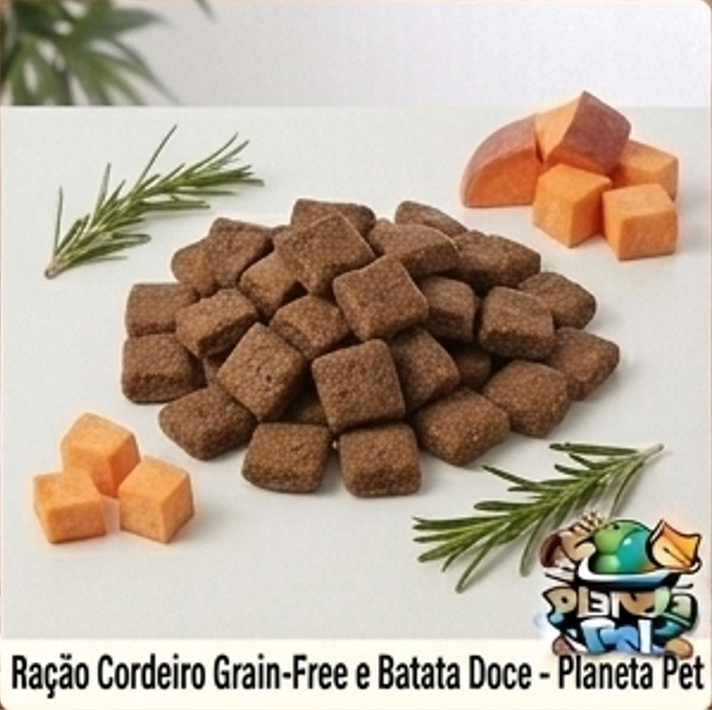 Ração - Cordeiro Grain Free e Batata Doce - 1KG